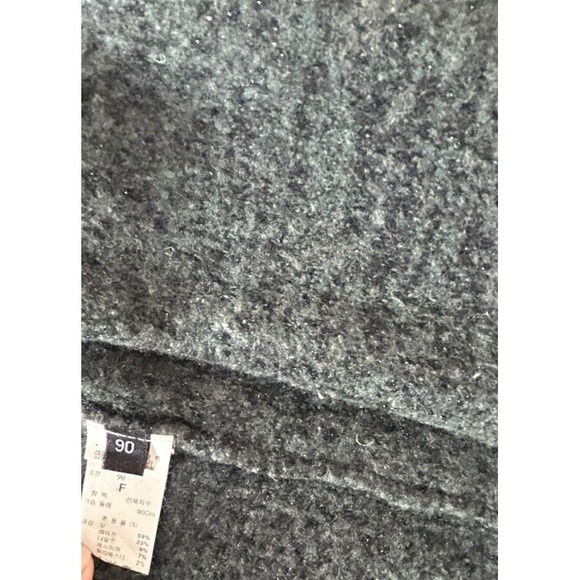 Lanvin Collection Boiled Wool Sweater Coat Gorgeous Lace Edge Button Down - Picture 10 of 16